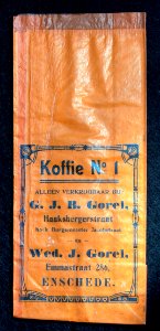Koffie No 1 zakje van GJB Gorel, Emmastraat 286, Enschede