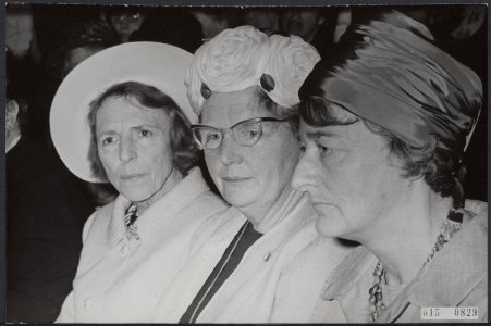 Koninklijk huis, koninginnen, bezoeken, publiek, vrouwen, Bink-S Jacob Mw. J.B.c, Bestanddeelnr 015-0829