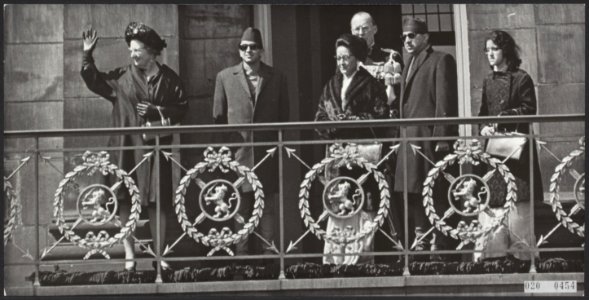 Koninklijk huis, koningen, prinsen, koninginnen, burgemeesters, paleizen, , , Ne, Bestanddeelnr 020-0454