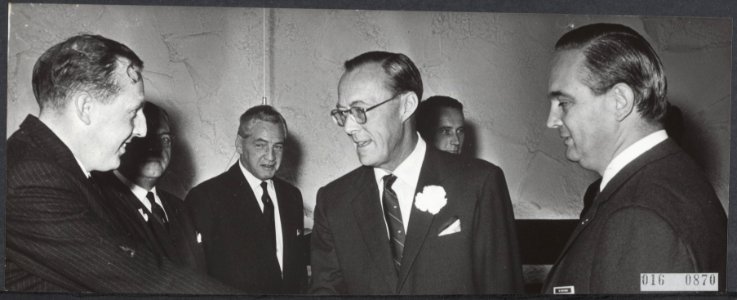 Koninklijk huis, prinsen, jubilea, gesprekken, , Hofstede, B.P., Bestanddeelnr 016-0870