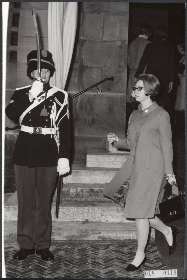 Koninklijk huis, prinsessen, erewachten, Christine prinses van Zweden, Bestanddeelnr 018-0118