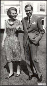 Koninklijk huis, prinsen, prinsessen, verlovingen, Beatrix, prinses, Claus, prin, Bestanddeelnr 018-0142