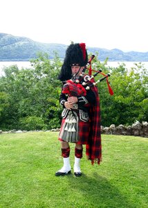 Scottish culture tartan photo