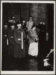 Koninklijk huis, koninginnen, recepties, corps diplomatique, feestdagen, erewach, Bestanddeelnr 014-1221
