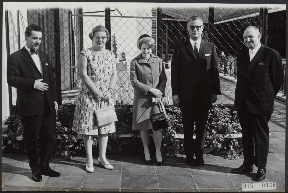 Koninklijk huis, koninginnen, ontvangsten, delegaties, Hale J.S.v.D., Juliana, k, Bestanddeelnr 015-0936