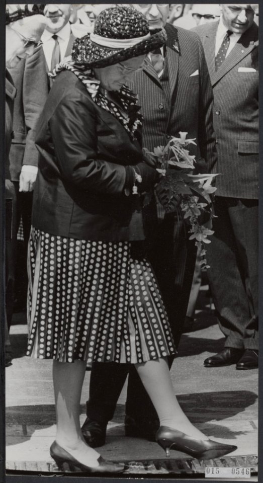 Koninklijk huis, koninginnen, openingen, tunnels, Juliana, koningin, Bestanddeelnr 015-0546