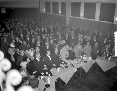 Koningin Juliana stelt de radiotelescoop in Dwingeloo in gebruik, Bestanddeelnr 907-6948