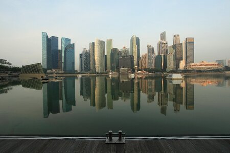 Lake marina bay