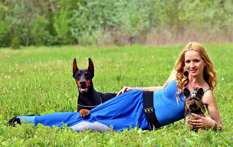 Naturally field blonde woman