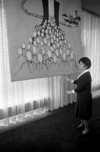Koningin Juliana opent nieuw gebouw Algemeen Burgelijk Pensioen Fonds in Heerlen, Bestanddeelnr 926-7572