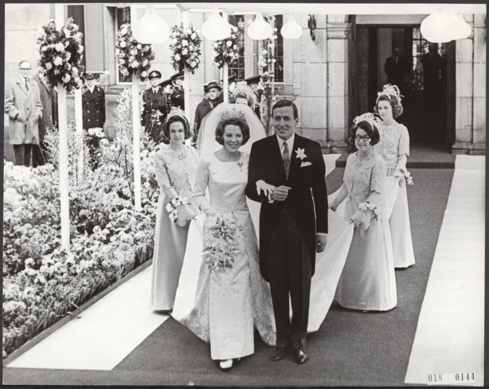 Koninklijk huis, prinsen, prinsessen, huwelijken, Beatrix, prinses, Christina, p, Bestanddeelnr 018-0144