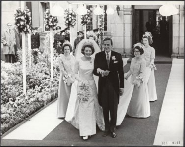 Koninklijk huis, prinsen, prinsessen, huwelijken, Beatrix, prinses, Christina, p, Bestanddeelnr 018-0144