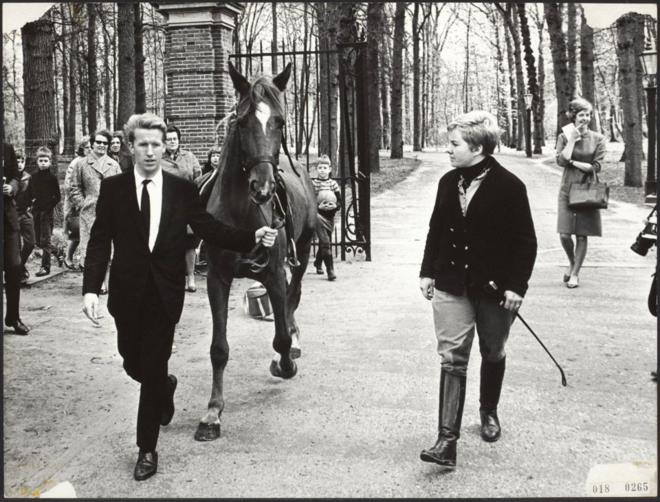 Koninklijk huis, paarden, ruiters, Gorel A, Meewis Mw D, Bestanddeelnr 018-0265