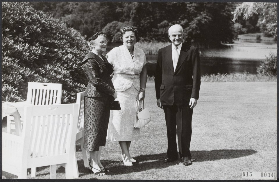 Koninklijk huis, ontvangsten, presidenten, landbouw, tuinen, Cardon, Fao, Julian, Bestanddeelnr 015-0034