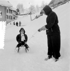 Koninklijk bezoek aan Grindelwald, plaatjes van Marijke, Bestanddeelnr 906-2225