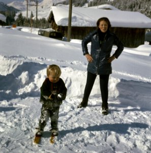 Koninklijke Familie voor wintersport in Lech, Oostenrijk Prins Johan Friso, Bestanddeelnr 254-8795