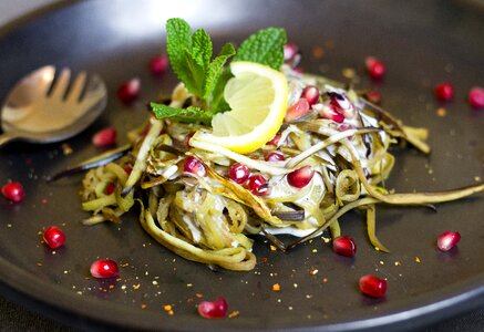 Vegetables vegan mint