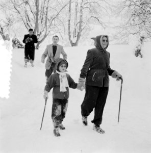 Koninklijk bezoek aan Grindelwald, plaatjes van Marijke, Bestanddeelnr 906-2228