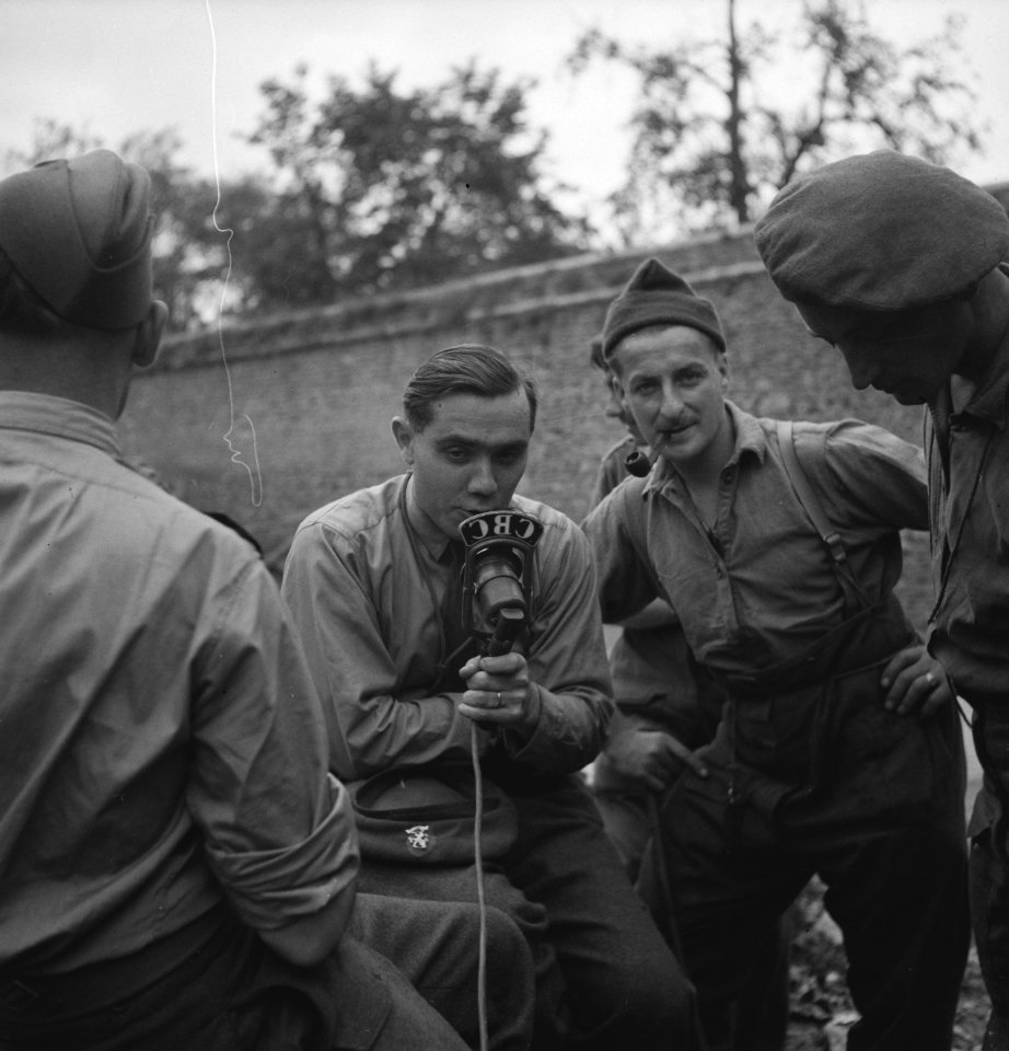 Koninklijke Nederlandse Brigade Prinses Irene. Normandië. Orne sector. Majoor Pa, Bestanddeelnr 934-9685