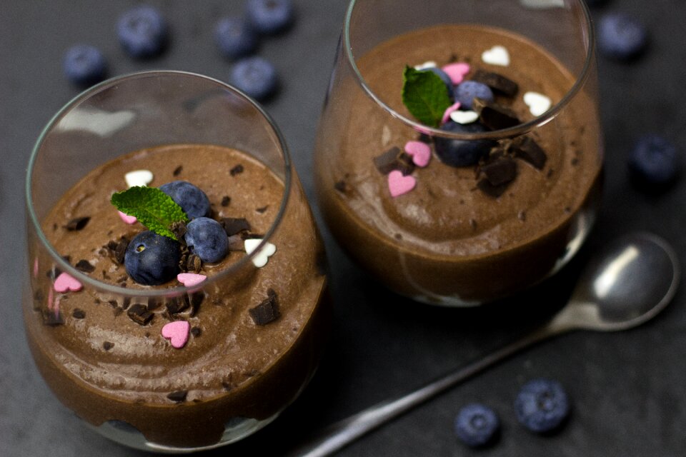 Mousse au chocolat vegan vegetarian