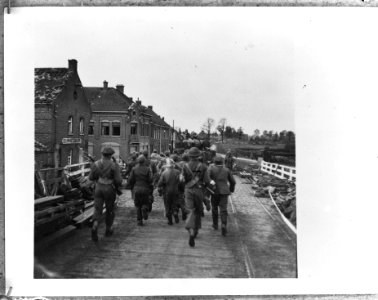 Koninklijke Nederlandse Prinses Irene Brigade in België. Duitse krijgsgevangenen, Bestanddeelnr 934-9705