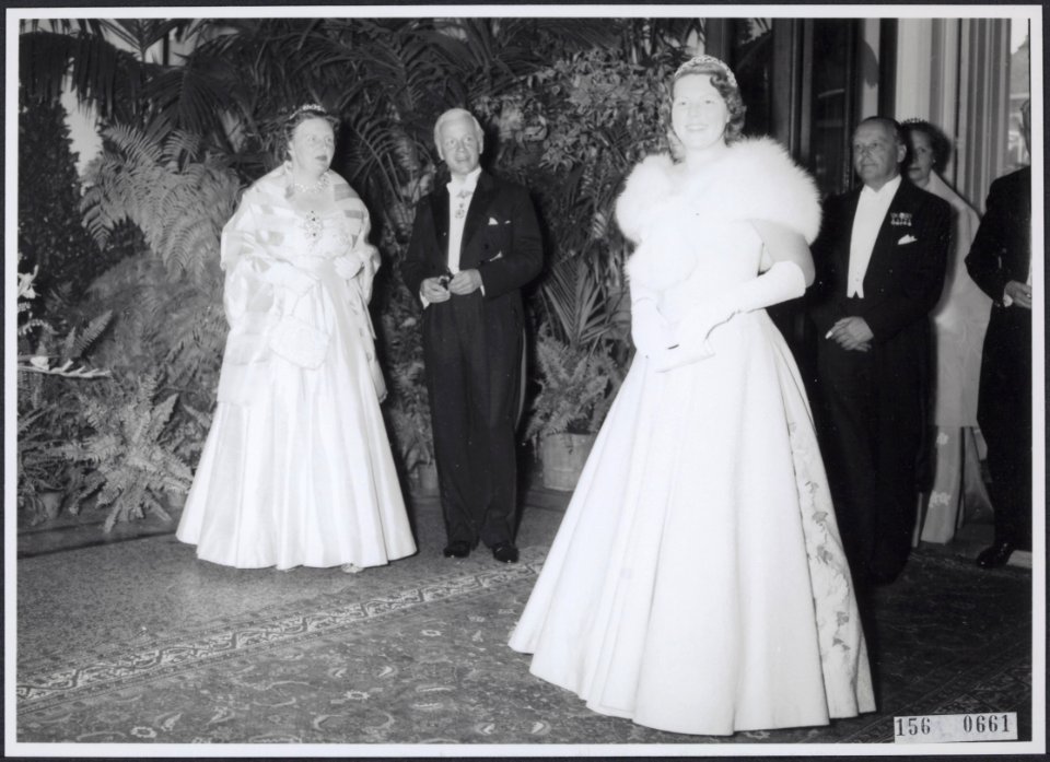 Koninklijke galaavond Koningin Juliana en burgemeester van Amsterdam d'Ailly ki, Bestanddeelnr 156-0661