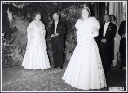 Koninklijke galaavond Koningin Juliana en burgemeester van Amsterdam d'Ailly ki, Bestanddeelnr 156-0661