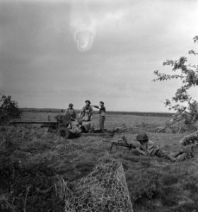 Koninklijke Nederlandse Brigade Prinses Irene in training. Gevechtsstelling, Bestanddeelnr 934-9650