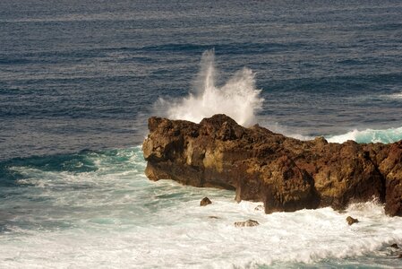 Surf rocky coast ocean surf photo