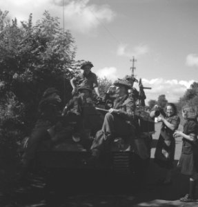 Koninklijke Nederlandse Brigade Prinses Irene. Normandië. Orne sector, Bestanddeelnr 934-9688