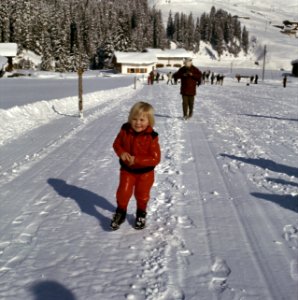 Koninklijke Familie voor wintersport in Lech, Oostenrijk Prins Willem Alexander, Bestanddeelnr 254-8800
