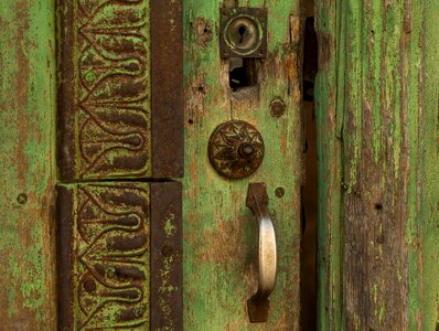 Lock wooden door entry photo