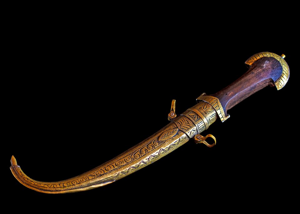 Knife oriental black