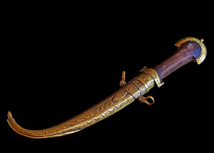Knife oriental black