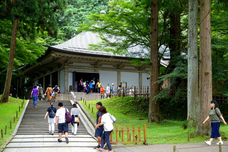 Konjikido shelter hall - Chusonji, Hiraizumi, Iwate - DSC04951