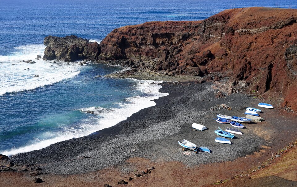 Atlantic surf rocky coast