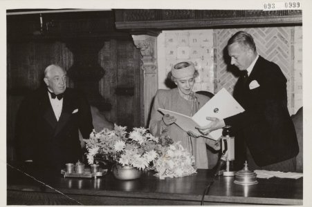 Koninginnen, verenigingen, lidmaatschappen, ambassadeurs, burgemeesters, Bachver, Bestanddeelnr 093-0999