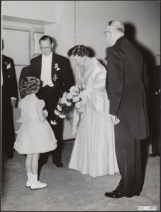 Koninklijk huis, prinsen, koninginnen, jubilea, universiteiten, bezoeken, bloeme, Bestanddeelnr 016-1197