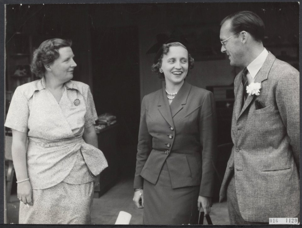 Koninklijk huis, prinsen, koninginnen, ontvangsten, Bernhard, prins, Juliana, ko, Bestanddeelnr 016-1129