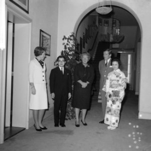 Koninginnen, prinsen, prinsessen, audiënties, staatsbezoeken, Beatrix, prinses, , Bestanddeelnr 918-3604