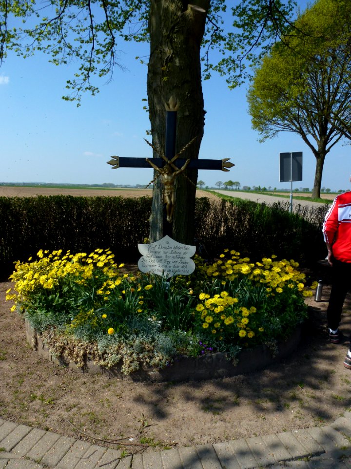 Koningsbosch (Echt-Susteren) wegkruis Koestraat-Rijksweg
