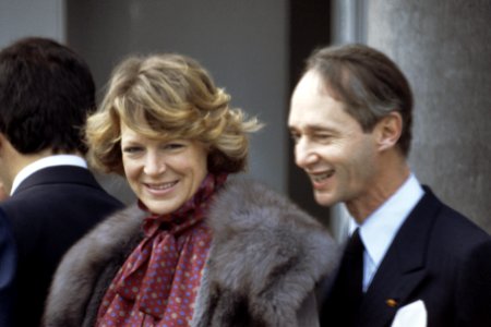 Koninginnedag 1978, defile Soestdijk Prinses Irene en Prins Charles Hugo (koppe, Bestanddeelnr 254-9994