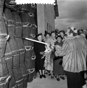 Koningin Juliana en prins Bernhard brengen een bezoek aan 15 gemeentes in oostel, Bestanddeelnr 906-4747