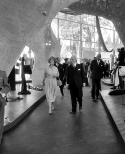 Koningin Juliana en prins Bernhard bezoeken de Expo 1958 in Brussel, Bestanddeelnr 909-6418