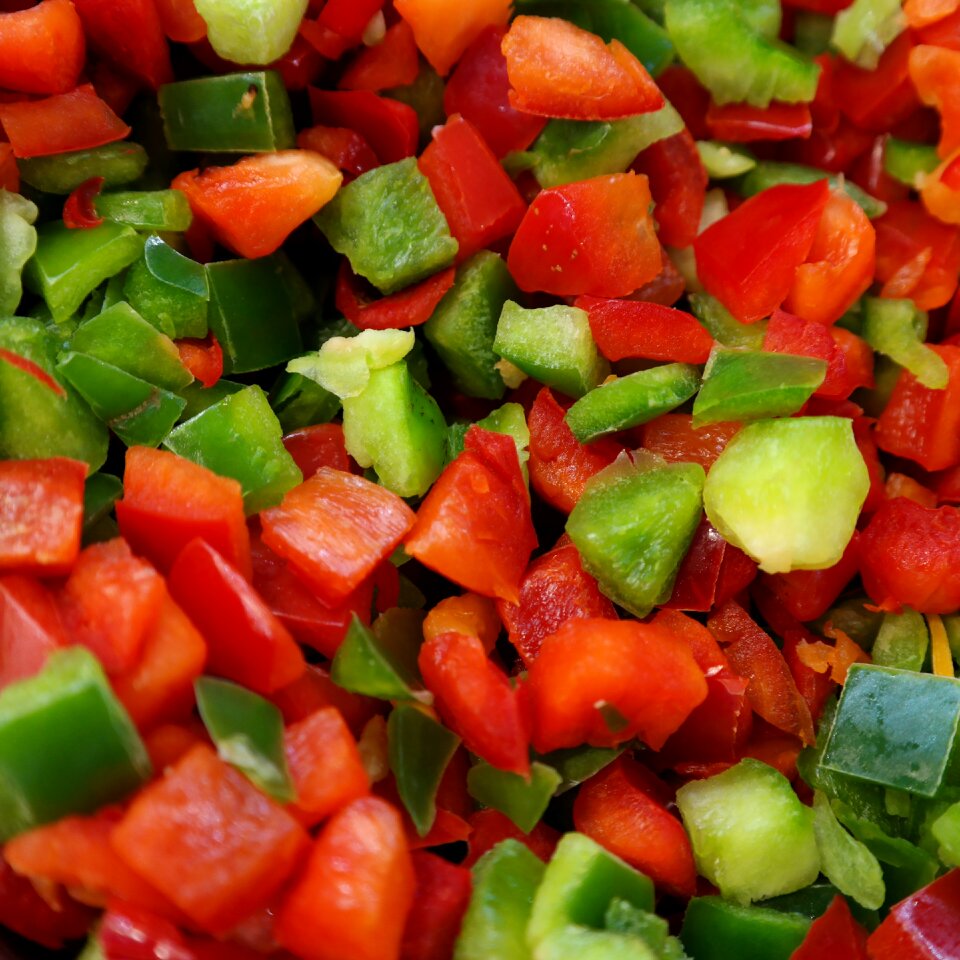 Salad chopped sliced