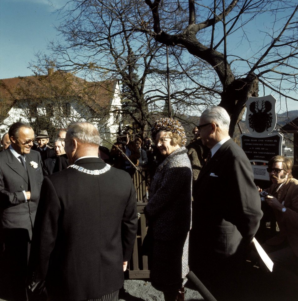 Koningin Juliana en prins Bernhard bezoeken Dillenburg, Bestanddeelnr 254-9009