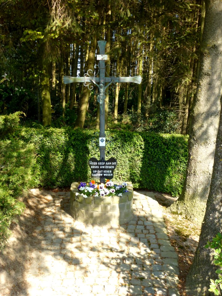 Koningsbosch (Echt-Susteren) wegkruis Kerkstraat-Krimweg