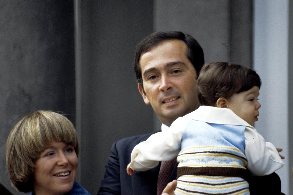 Koninginnedag 1978, defile Soestdijk Prinses Christina Jorge Guillermo en zoon , Bestanddeelnr 254-9996