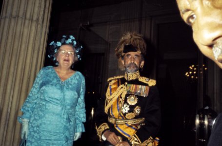 Koningin Juliana en Haile Selassie tijdens staatsbezoek, Bestanddeelnr 254-8270