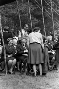 Koningin Juliana bracht bezoek Nederlandse Padvinderstersgilde te Ommen, Bestanddeelnr 919-2086